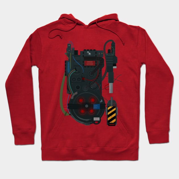 Ghostbusters Proton Pack Hoodie by cheshirecatart